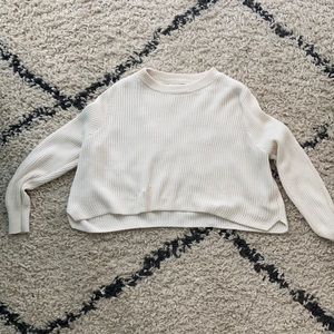 Cotton On white knit sweater